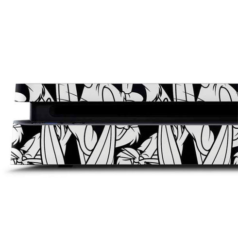 Looney Tunes Bugs Bunny Super Sized Pattern PS4 Slim Skin