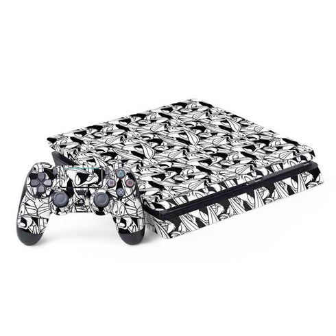 Looney Tunes Bugs Bunny Super Sized Pattern PlayStation PS4 Skins