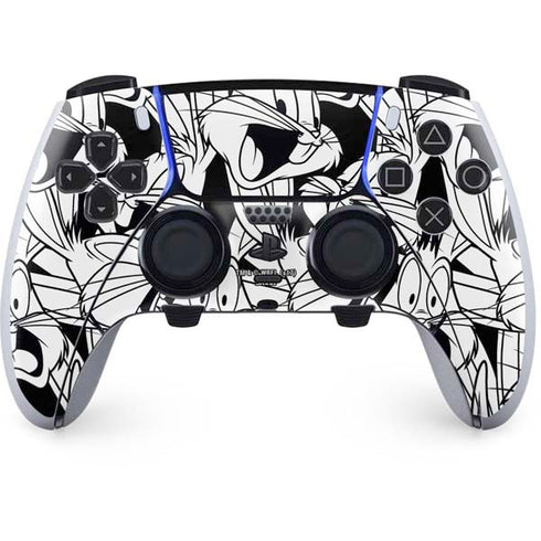 Looney Tunes Bugs Bunny Super Sized Pattern PS5 DualSense Edge Pro Controller Skin