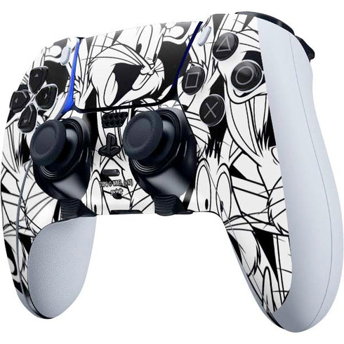 Looney Tunes Bugs Bunny Super Sized Pattern PS5 DualSense Edge Pro Controller Skin
