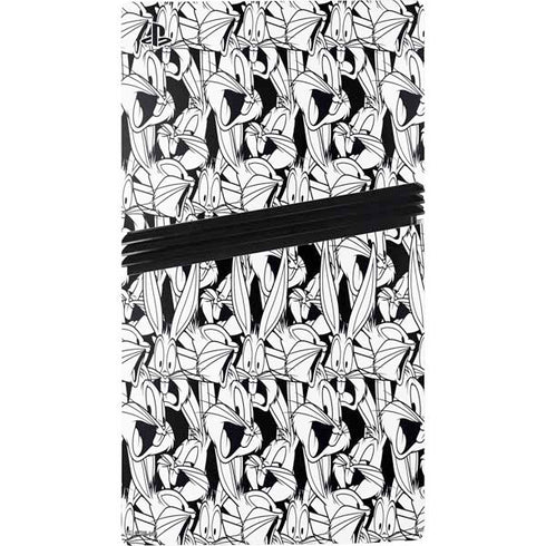 Looney Tunes Bugs Bunny Super Sized Pattern PS5 Pro Console Skin