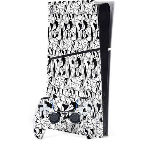 Looney Tunes Bugs Bunny Super Sized Pattern PlayStation PS5 Skins