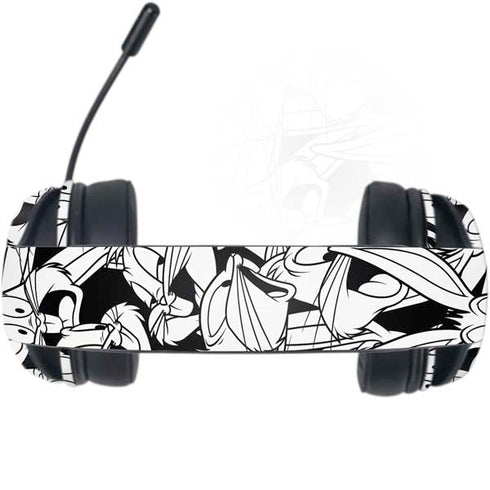 Looney Tunes Bugs Bunny Super Sized Pattern Razer Kraken X Skin