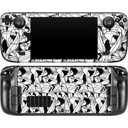 Looney Tunes Bugs Bunny Super Sized Pattern Steam Deck Handheld Gaming Computer OLED Skin