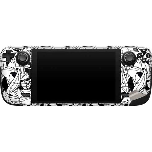 Looney Tunes Bugs Bunny Super Sized Pattern Steam Deck Handheld Gaming Computer Skin