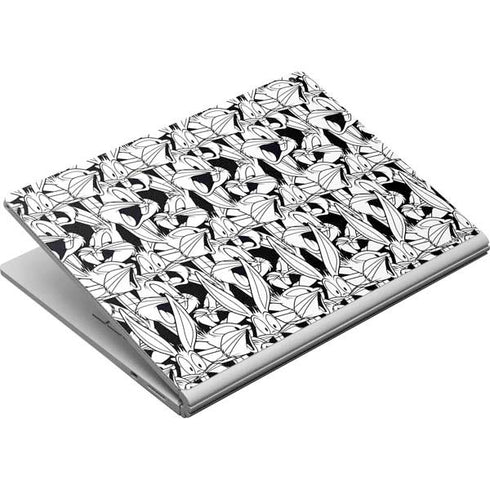 Looney Tunes Bugs Bunny Super Sized Pattern Surface Book Skin