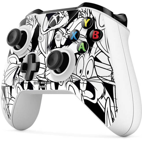 Looney Tunes Bugs Bunny Super Sized Pattern Xbox One S Controller Skin