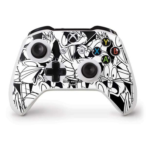 Looney Tunes Bugs Bunny Super Sized Pattern Xbox One S Controller Skin