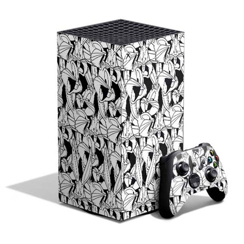 Looney Tunes Bugs Bunny Super Sized Pattern XBox Series X Digital Edition Bundle Skin