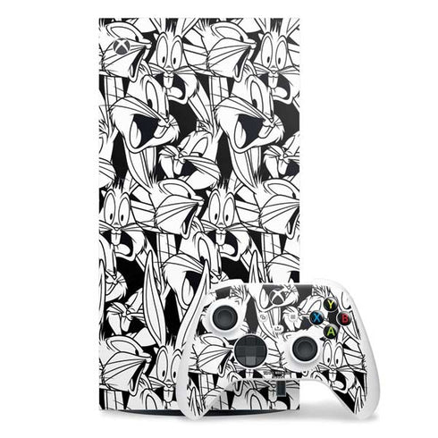 Looney Tunes Bugs Bunny Super Sized Pattern Xbox Series X Skins