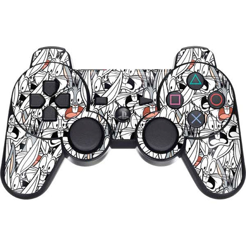 Looney Tunes Bugs Bunny Super Sized PS3 Dual Shock wireless controller Skin