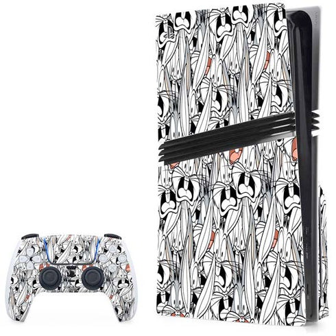Looney Tunes Bugs Bunny Super Sized PS5 Pro Disk Bundle Skin