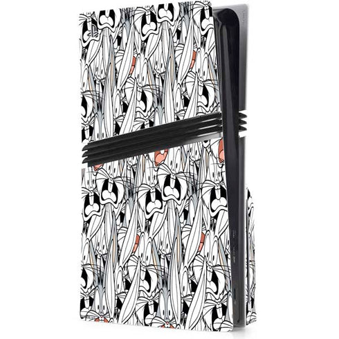 Looney Tunes Bugs Bunny Super Sized PS5 Pro Disk Console Skin