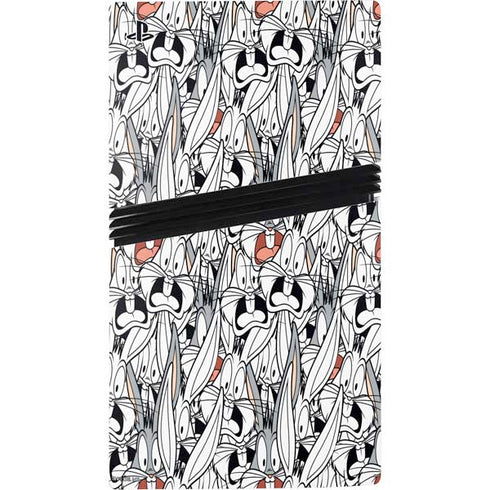 Looney Tunes Bugs Bunny Super Sized PS5 Pro Disk Console Skin