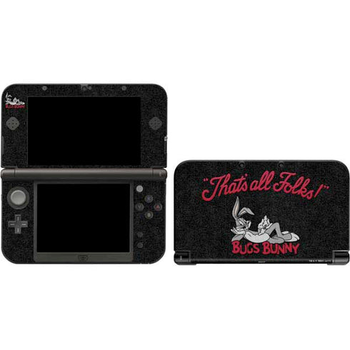 Looney Tunes Bugs Bunny Thats All Folks Nintendo Skins