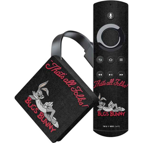 Looney Tunes Bugs Bunny Thats All Folks Amazon Fire TV Skin