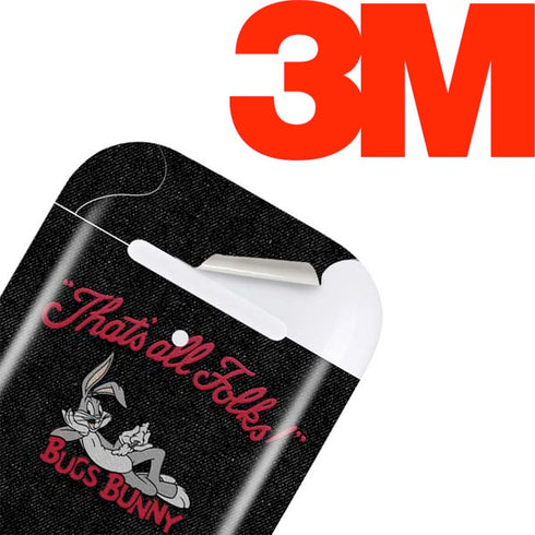 Looney Tunes Bugs Bunny Thats All Folks Apple AirPods Skin