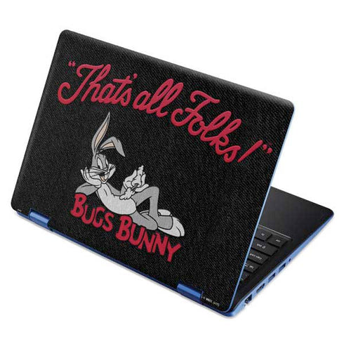 Looney Tunes Bugs Bunny Thats All Folks Aspire R11 11.6in Skin