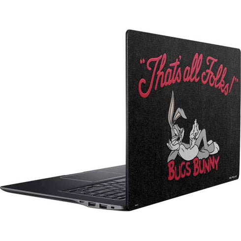 Looney Tunes Bugs Bunny Thats All Folks Ativ Book 9 (15.6in 2014) Skin