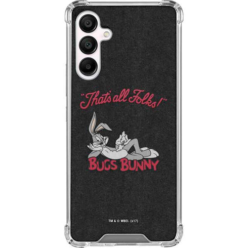 Looney Tunes Bugs Bunny Thats All Folks Galaxy A16 5G Clear Case
