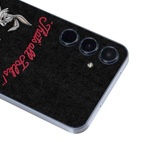 Looney Tunes Bugs Bunny Thats All Folks Galaxy A35 5G Skin
