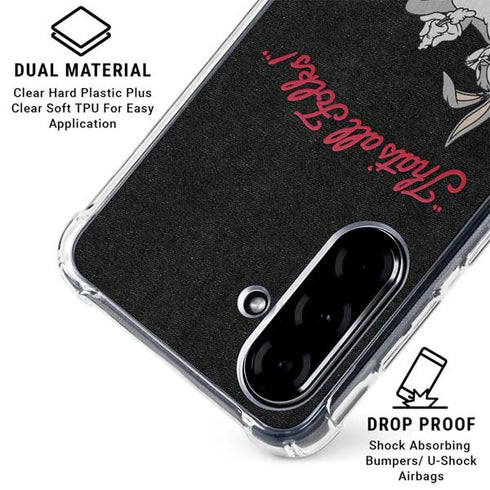 Looney Tunes Bugs Bunny Thats All Folks Galaxy A36 5G Clear Case
