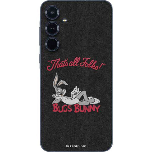 Looney Tunes Bugs Bunny Thats All Folks Galaxy A55 5G Skin