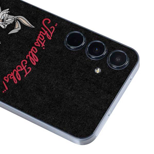 Looney Tunes Bugs Bunny Thats All Folks Galaxy A55 5G Skin