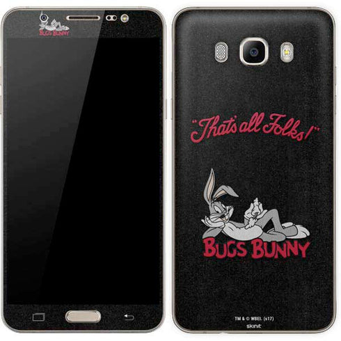Looney Tunes Bugs Bunny Thats All Folks Galaxy J7 Skin