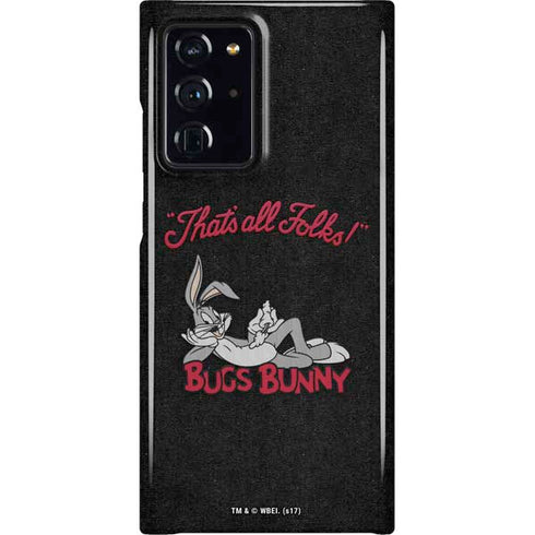 Looney Tunes Bugs Bunny Thats All Folks Galaxy Cases