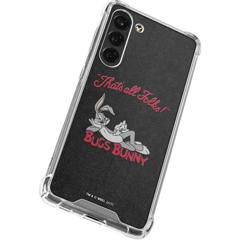 Looney Tunes Bugs Bunny Thats All Folks Galaxy S24 FE Clear Case