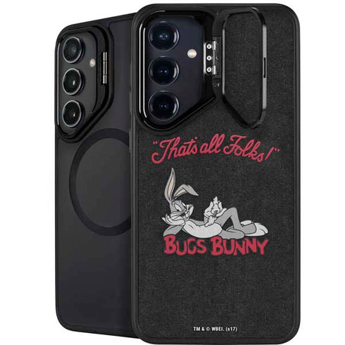 Looney Tunes Bugs Bunny Thats All Folks Galaxy S24 Plus Kickstand Case