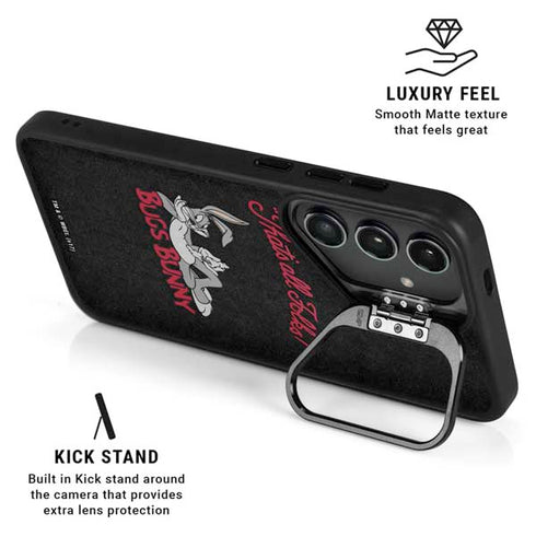 Looney Tunes Bugs Bunny Thats All Folks Galaxy S24 Plus Kickstand Case