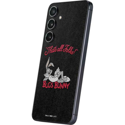 Looney Tunes Bugs Bunny Thats All Folks Galaxy S24 Skin