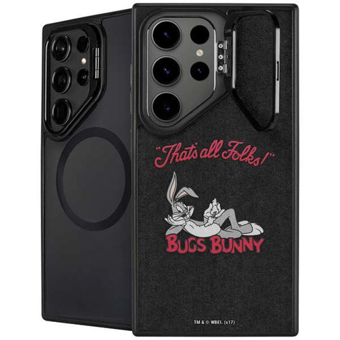 Looney Tunes Bugs Bunny Thats All Folks Galaxy S25 Ultra Kickstand Case