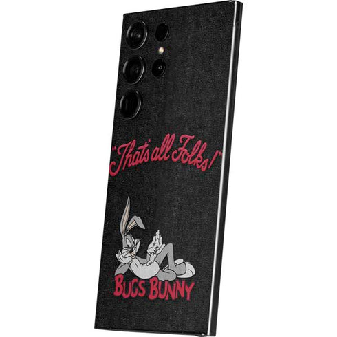 Looney Tunes Bugs Bunny Thats All Folks Galaxy S24 Ultra Skin