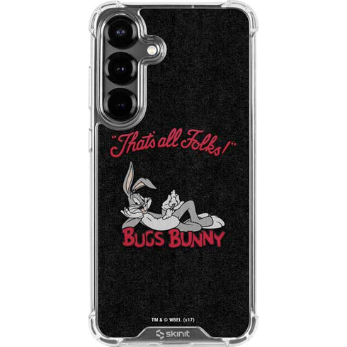 Looney Tunes Bugs Bunny Thats All Folks Galaxy S26 Clear Case
