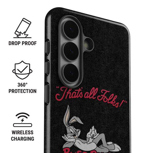 Looney Tunes Bugs Bunny Thats All Folks Galaxy S26 Plus Impact Case
