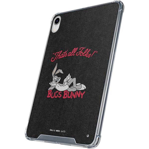 Looney Tunes Bugs Bunny Thats All Folks iPad 11th Gen (2025) Clear Case