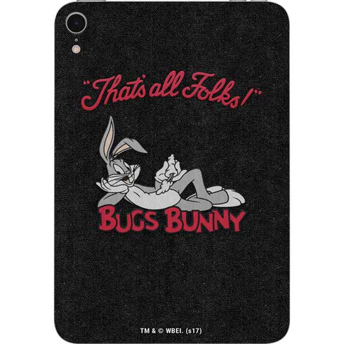Looney Tunes Bugs Bunny Thats All Folks Apple iPad Mini Skin