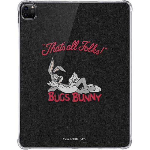 Looney Tunes Bugs Bunny Thats All Folks iPad Pro 11in (2024) Clear Case
