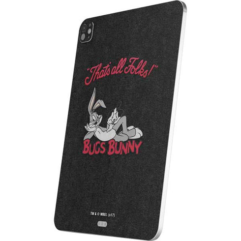 Looney Tunes Bugs Bunny Thats All Folks iPad Pro 13in M4 (2024) Skin