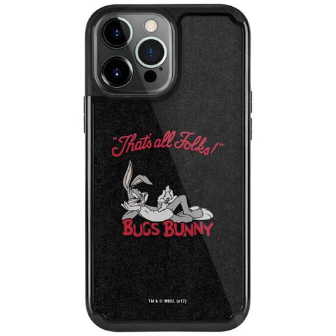 Looney Tunes Bugs Bunny Thats All Folks iPhone Cases
