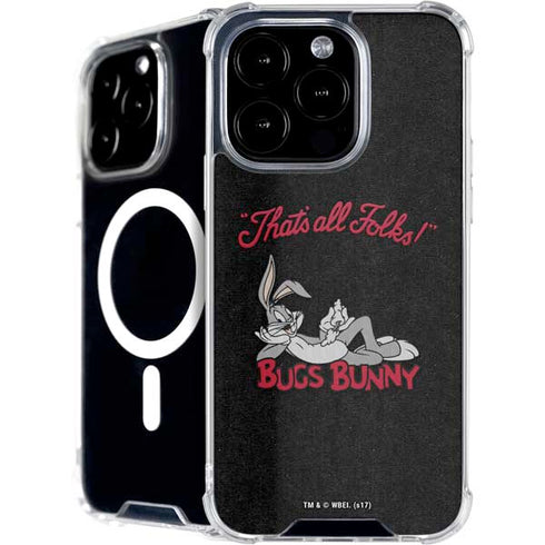 Looney Tunes Bugs Bunny Thats All Folks iPhone 16 Pro Max MagSafe Case