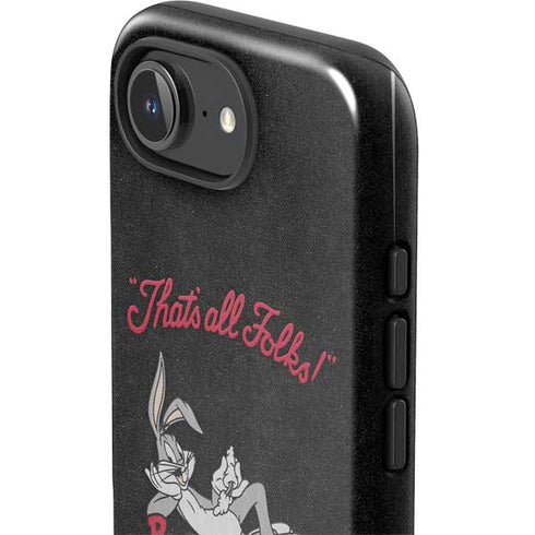 Looney Tunes Bugs Bunny Thats All Folks iPhone 16e Impact Case