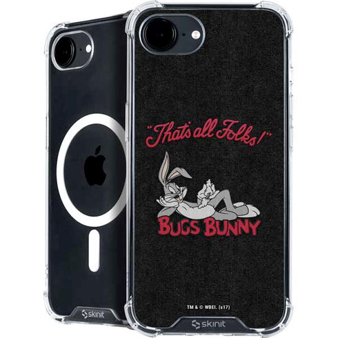 Looney Tunes Bugs Bunny Thats All Folks iPhone 16e MagSafe Case