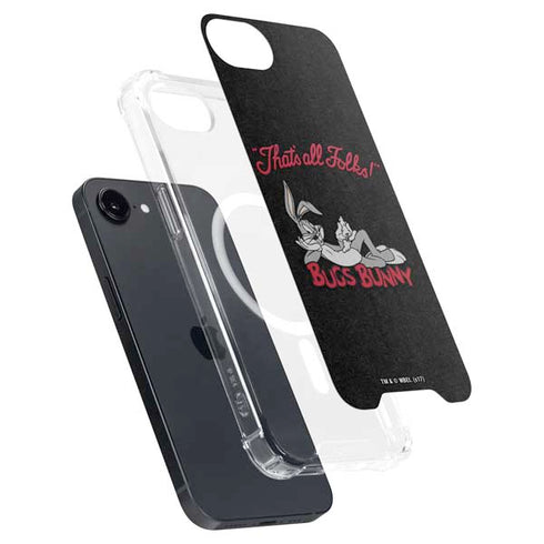 Looney Tunes Bugs Bunny Thats All Folks iPhone 16e MagSafe Case