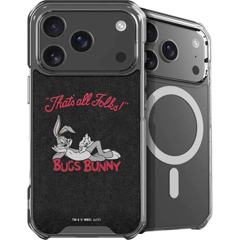 Looney Tunes Bugs Bunny Thats All Folks iPhone 18 Pro Max MagSafe Case