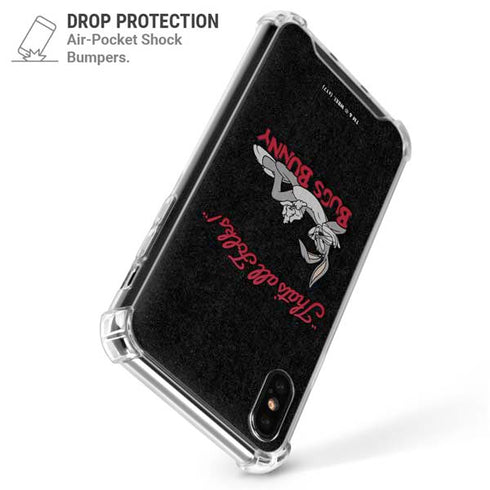 Looney Tunes Bugs Bunny Thats All Folks iPhone X/XS Clear Case