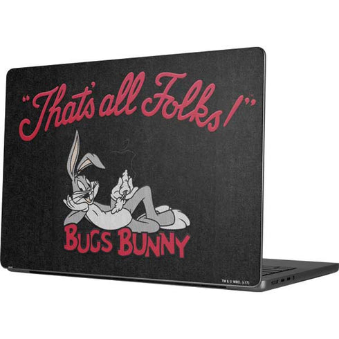 Looney Tunes Bugs Bunny Thats All Folks Apple MacBook Pro 14-inch Skin